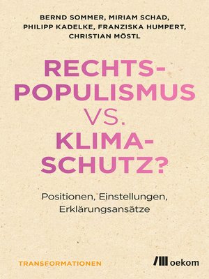 cover image of Rechtspopulismus vs. Klimaschutz?